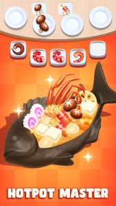 اسکرین شات 5 بازی Hotpot Frenzy: Food Sort