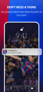 اسکرین شات 5 برنامه FC Barcelona Tickets