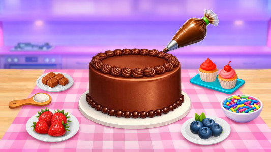 اسکرین شات 2 بازی Cake Maker: Cooking Cake Games