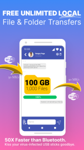 اسکرین شات 3 برنامه Feem. Share Files Offline