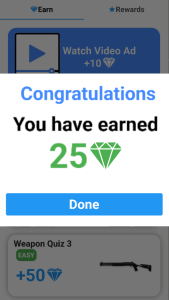 اسکرین شات 3 برنامه FF Diamonds Reward Quiz