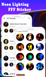اسکرین شات 4 برنامه FFF FF Stickers - WAStickerApp