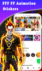 اسکرین شات 1 برنامه FFF FF Stickers - WAStickerApp