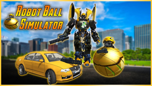 اسکرین شات 1 برنامه Robot Ball Simulator Ball Game