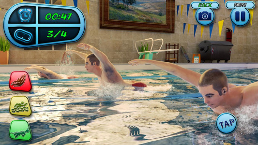اسکرین شات 5 بازی Swimming Pool Water Race Game