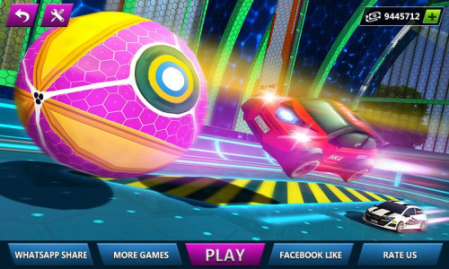 اسکرین شات 4 برنامه Soccer Car Ball Game