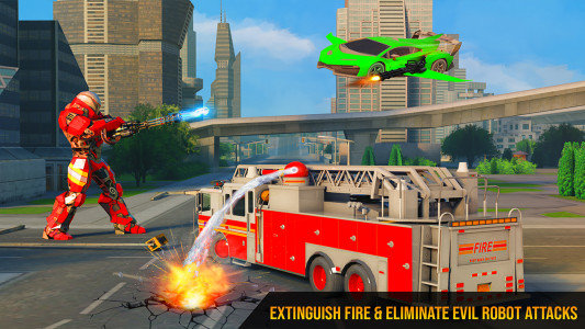 اسکرین شات 3 برنامه Fire Truck Game - Firefigther