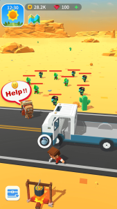 اسکرین شات 4 بازی Limo Car Dino Robot Car Game
