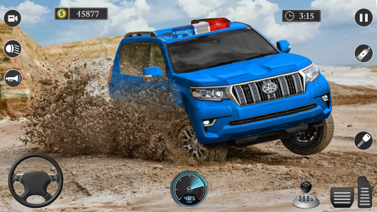 اسکرین شات 2 برنامه Flying Prado Car Robot Game