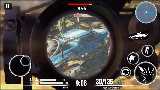 اسکرین شات 3 بازی Desert Sniper 3D: Battleground