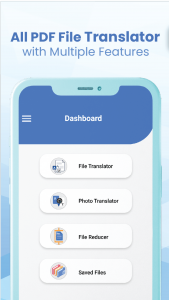 اسکرین شات 2 برنامه Photo & PDF Translator App