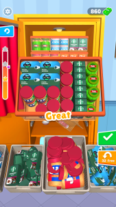 اسکرین شات 6 بازی Fridge Organizing 3D