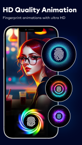اسکرین شات 1 برنامه Fingerprint LIVE Lock Screen