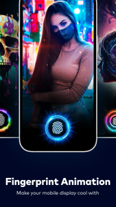 اسکرین شات 4 برنامه Fingerprint LIVE Lock Screen