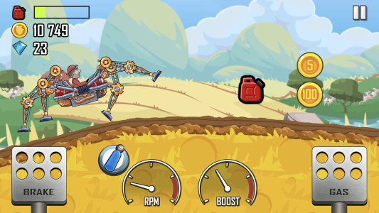 اسکرین شات 2 بازی Hill Climb Racing