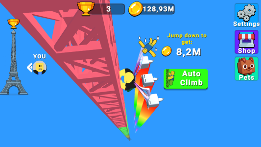 اسکرین شات 2 بازی Climb Jump Obby Tower Offline