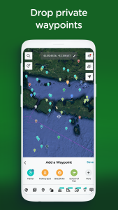 اسکرین شات 4 برنامه Fishing Spots - Fish Maps