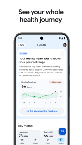 اسکرین شات 4 برنامه Google Health (Fitbit)
