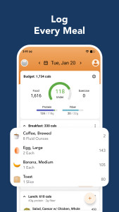اسکرین شات 4 برنامه Calorie Counter by Lose It!