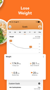 اسکرین شات 2 برنامه Calorie Counter by Lose It!