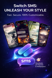 اسکرین شات 1 برنامه Switch SMS: Texting & Themes