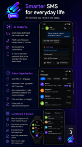 اسکرین شات 7 برنامه Switch SMS: Texting & Themes