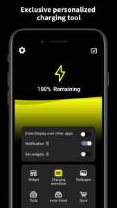 اسکرین شات 4 برنامه Flashing charging animation