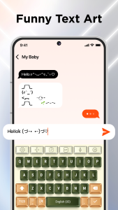 اسکرین شات 4 برنامه LED Keyboard: Colorful RGB