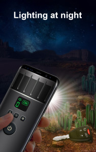 اسکرین شات 1 برنامه Flashlight & Screen Light