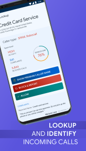 اسکرین شات 5 برنامه Call Control. Call Blocker