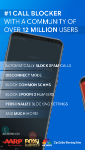 اسکرین شات 1 برنامه Call Control. Call Blocker
