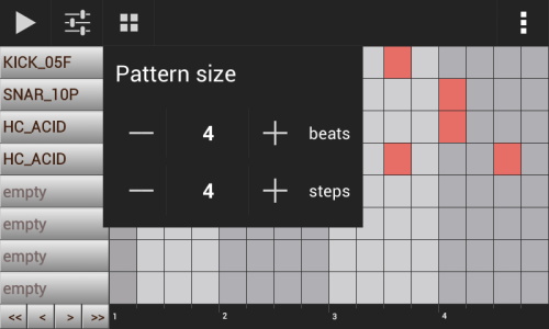 اسکرین شات 4 برنامه GrooveMixer Beat Maker