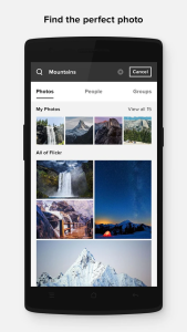 اسکرین شات 2 برنامه Flickr
