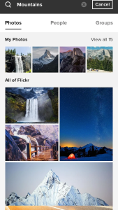 اسکرین شات 4 برنامه Flickr