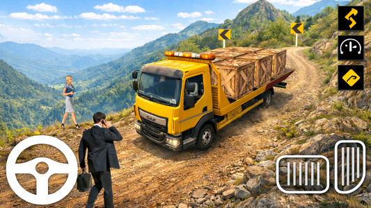 اسکرین شات 2 بازی Offroad Cargo Truck Simulator