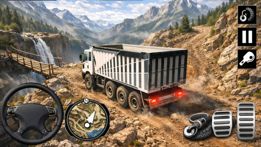 اسکرین شات 3 بازی Offroad Cargo Truck Simulator