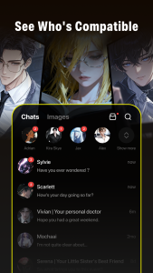 اسکرین شات 2 برنامه Emochi: Chat With Character