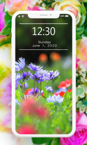 اسکرین شات 6 برنامه Flowers Wallpaper