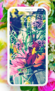 اسکرین شات 8 برنامه Flowers Wallpaper