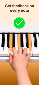 اسکرین شات 2 برنامه flowkey: Learn piano