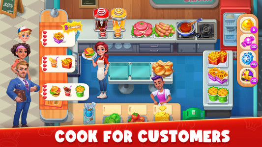 اسکرین شات 1 بازی Cooking Tour: Restaurant Games