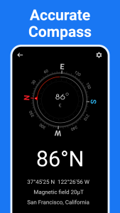 اسکرین شات 1 برنامه Compass - Accurate & Digital