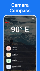 اسکرین شات 2 برنامه Compass - Accurate & Digital