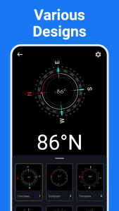 اسکرین شات 3 برنامه Compass - Accurate & Digital