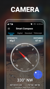 اسکرین شات 1 برنامه Compass - Accurate & Digital