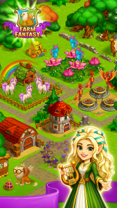 اسکرین شات 6 بازی Farm Town: Magic Fairy Village