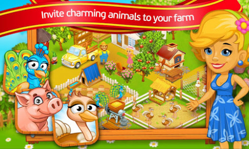 اسکرین شات 7 بازی Farm Town: Cartoon Story