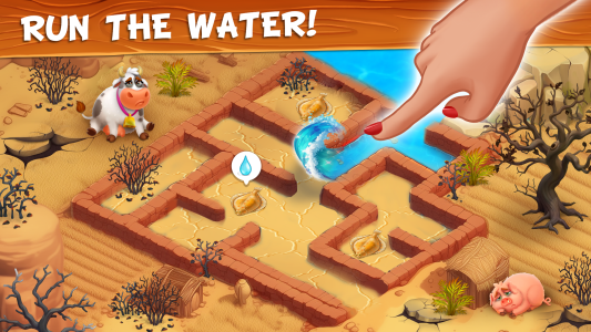 اسکرین شات 1 بازی Farm Town: Merge Cozy Village
