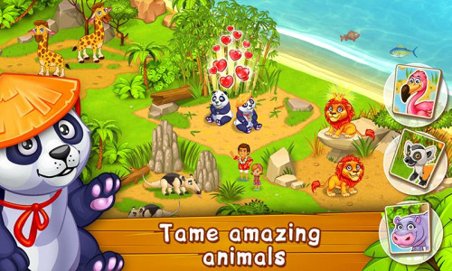 اسکرین شات 4 بازی Farm Zoo: Bay Island Village