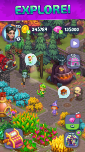 اسکرین شات 1 بازی Halloween Farm: Monster Family